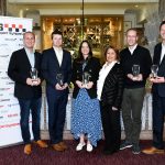 All Award Winners from RaceTech WMS Awards, 1st Dec 2022 (Thomas Yates from McMurtry Automotive is second left)