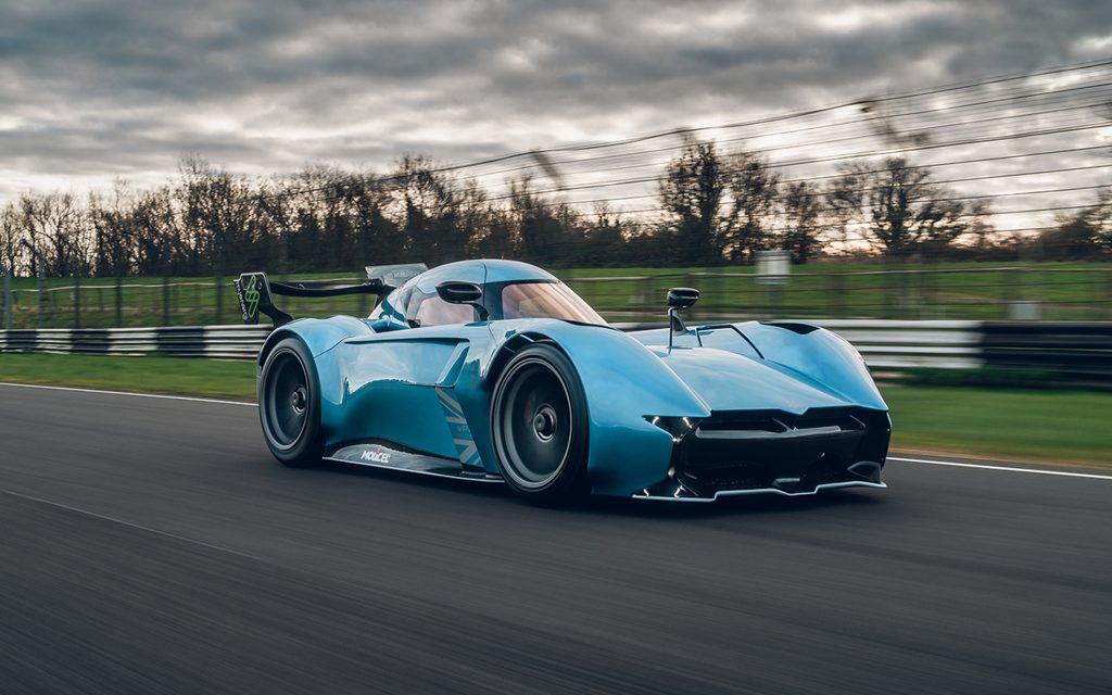 McMurtry Spéirling PURE electric hypercar with active downforce system